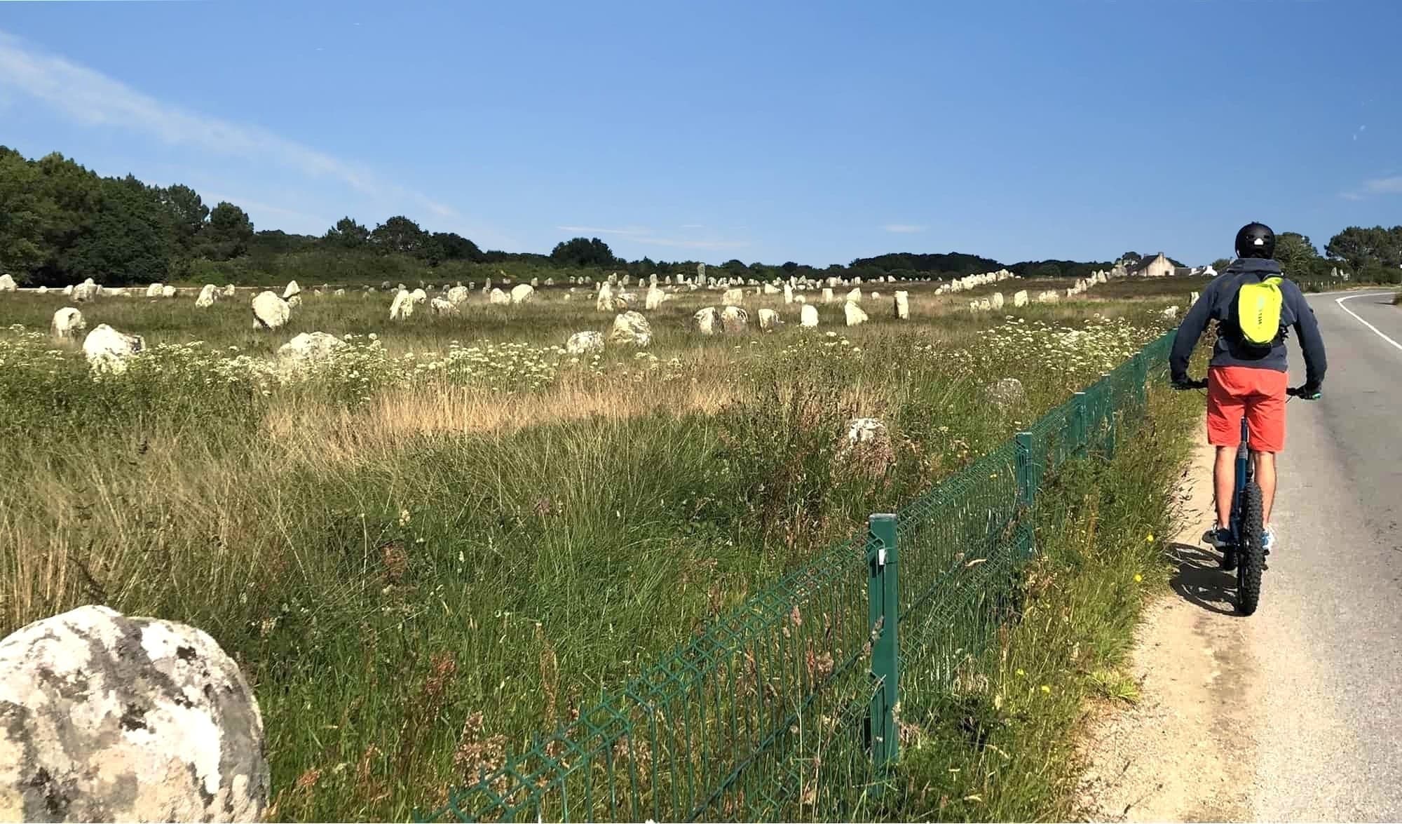 Le circuit  T8  : à la découverte de Carnac A faire en Trottinettes électriques tout terrain